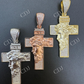 Moissanite Jesus Face On Cross Pendant  customdiamjewel   