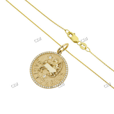 New Arrival Small Gold Charms Pendant Necklace hip hop jewelry CustomDiamJewel