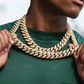 Hip Hop Iced Out Diamond Cuban Chain Necklace  customdiamjewel   