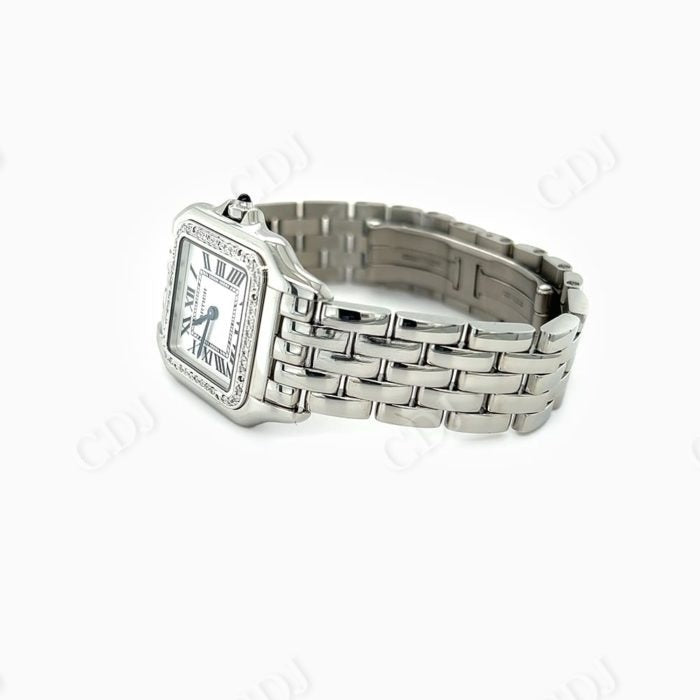 Cartier Custom Diamond Watch  customdiamjewel   