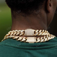 Hip Hop Iced Out Diamond Cuban Chain Necklace  customdiamjewel   