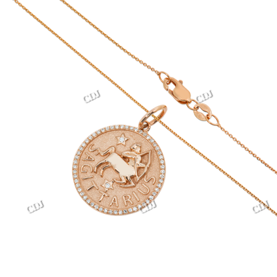 New Arrival Small Gold Charms Pendant Necklace hip hop jewelry CustomDiamJewel