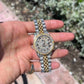 Rolex Yellow And White Bust Down Moissanite Watch  customdiamjewel   