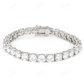 6MM White Gold Diamond Tennis Bracelet hip hop jewelry customdiamjewel   