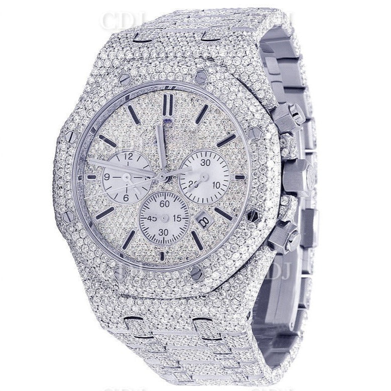 Lab Grown Diamond Watch 2023 New Arrival Iced Out Luxury Wrist Watch Customized Watch Wholesaler From India  customdiamjewel   