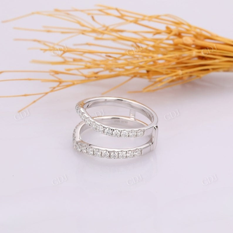 0.25CTW Enhancer Guard Natural Diamond Wedding Band  customdiamjewel   