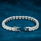 6MM White Gold Diamond Tennis Bracelet hip hop jewelry customdiamjewel   