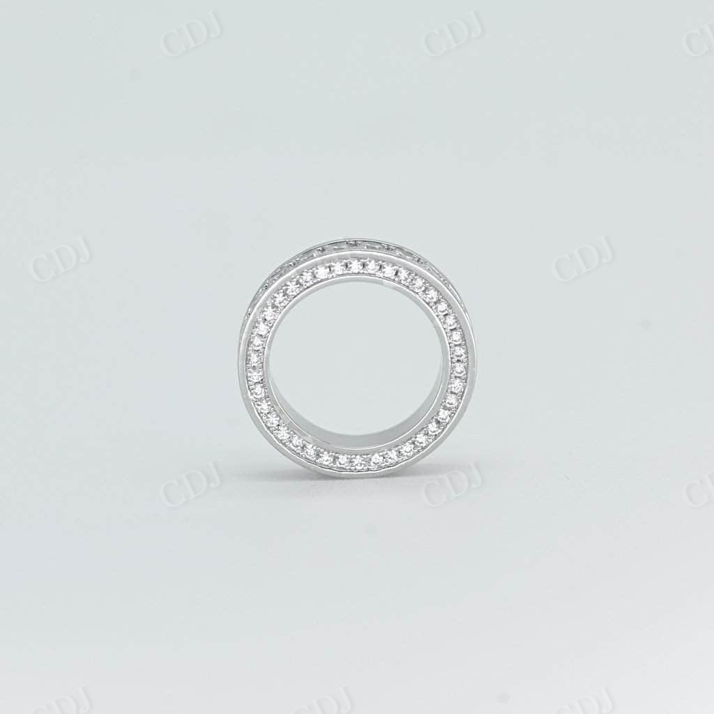 Three Row Full Eternity Channel Setting Band  customdiamjewel   