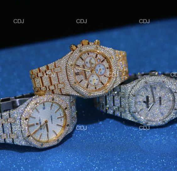 Customized Hip Hop Diamond Watch  customdiamjewel   