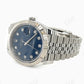 Diamond Set Blue Dial Stainless Steel Rolex Watch  customdiamjewel   