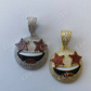 Hip Hop Star Struck Emoji Diamond Pendant  customdiamjewel   