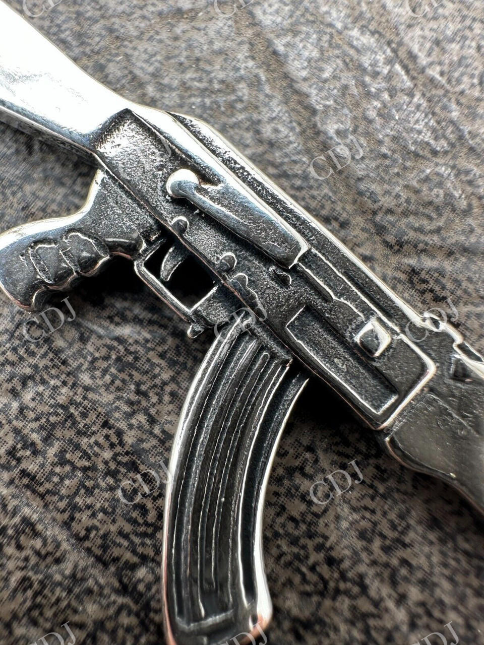 Mens AK47 Gun Rifle Pendant  customdiamjewel   