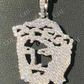 Unique Jesus Piece Diamond Pendant  customdiamjewel   