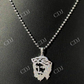 Unique Jesus Piece Diamond Pendant  customdiamjewel   