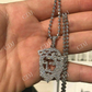 Unique Jesus Piece Diamond Pendant  customdiamjewel   