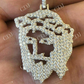 Unique Jesus Piece Diamond Pendant  customdiamjewel   