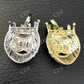 Lion W. Crown Moissanite Pendant  customdiamjewel   