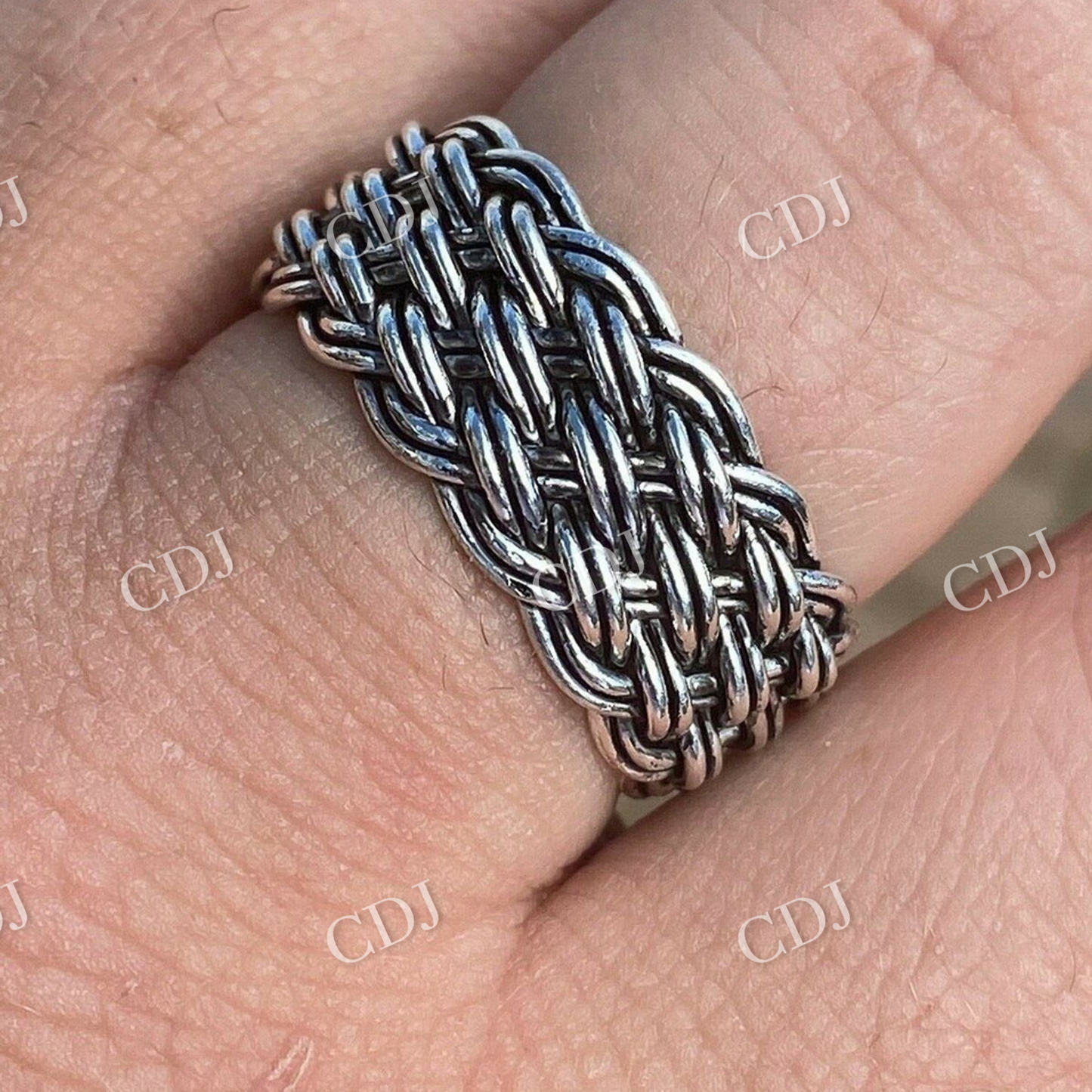 Weave Wedding Band  customdiamjewel   