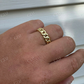 14k Gold Men's Ladies Wedding Cuban Link Ring  customdiamjewel   