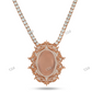 Unique Design Rose Gold Plated Memory Pendant Necklace hip hop jewelry CustomDiamJewel