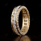 4.00CTW Round Cut Lab Grown Diamond Channel Setting Wedding Band  customdiamjewel   