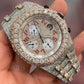 Bust down AP Lab Grown Diamond Swiss movement Stainless Steel Watch (25 To 29 CTW)  customdiamjewel   