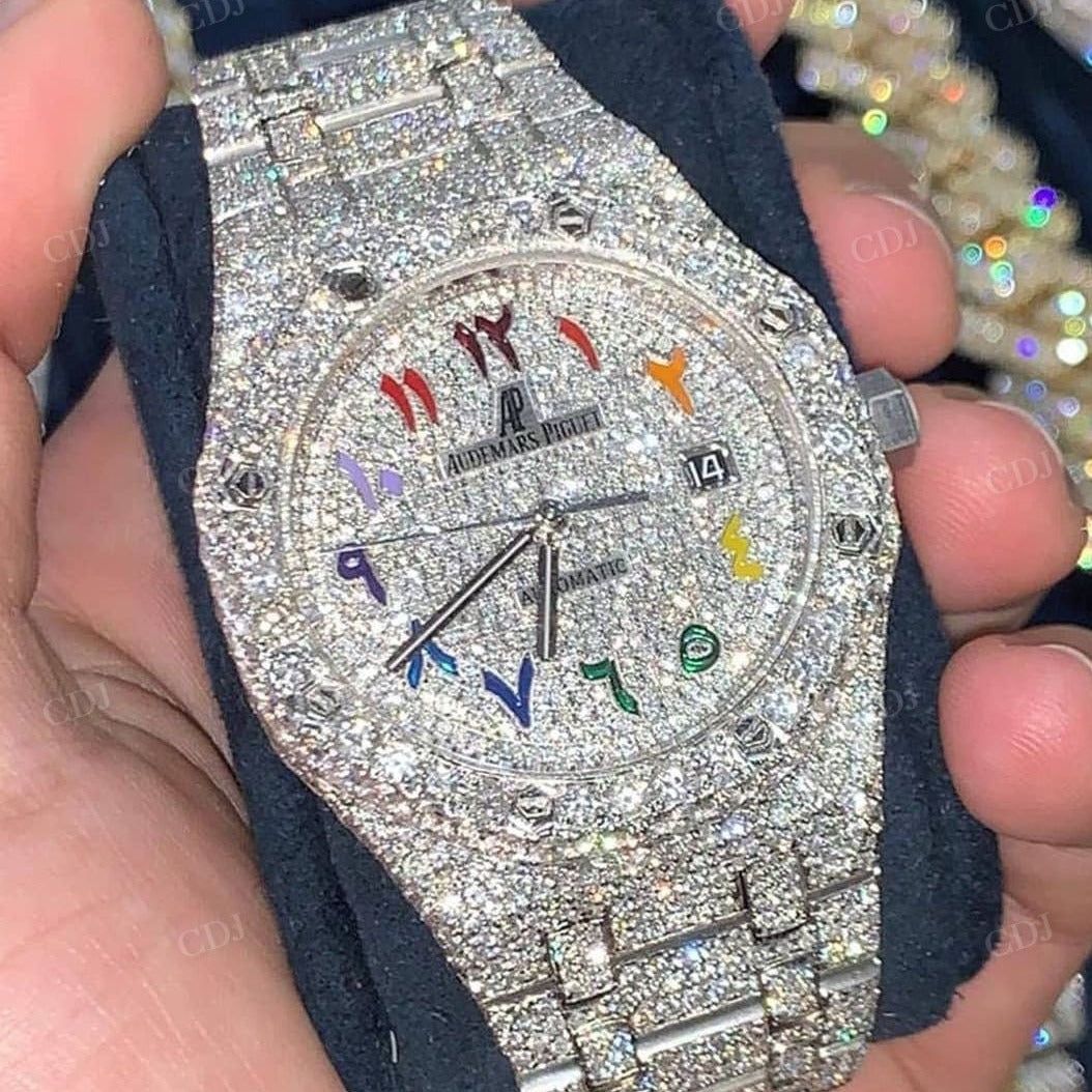 AP Diamond Hip Hop Custom Watch  customdiamjewel   