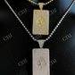 Ace of Spades Poker Card Diamond Pendant  customdiamjewel   