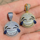 Hip Hop LOL Emoji Diamond Pendant  customdiamjewel   