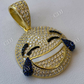 Hip Hop LOL Emoji Diamond Pendant  customdiamjewel   