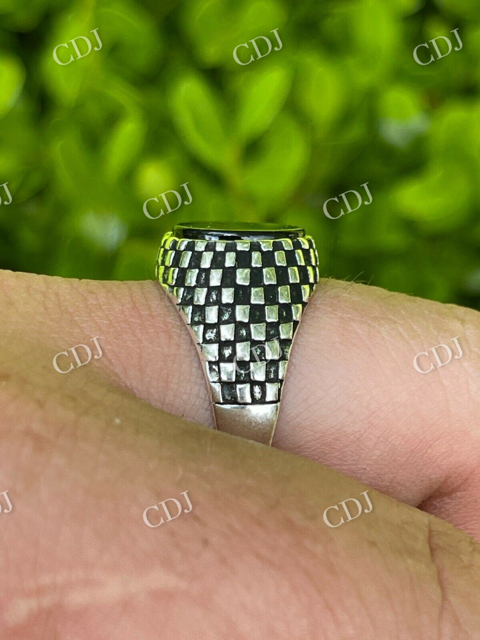 Black Onyx Men's Hip Hop Ring  customdiamjewel   