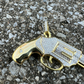 Pistol Iced Out HipHop Pendant  customdiamjewel   