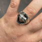 Vintage Style White Shark Men's Ring  customdiamjewel   