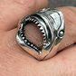 Vintage Style White Shark Men's Ring  customdiamjewel   