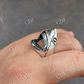 Vintage Style White Shark Men's Ring  customdiamjewel   