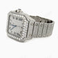 Cartier Stainless Steel Fully Diamond Watch  customdiamjewel   