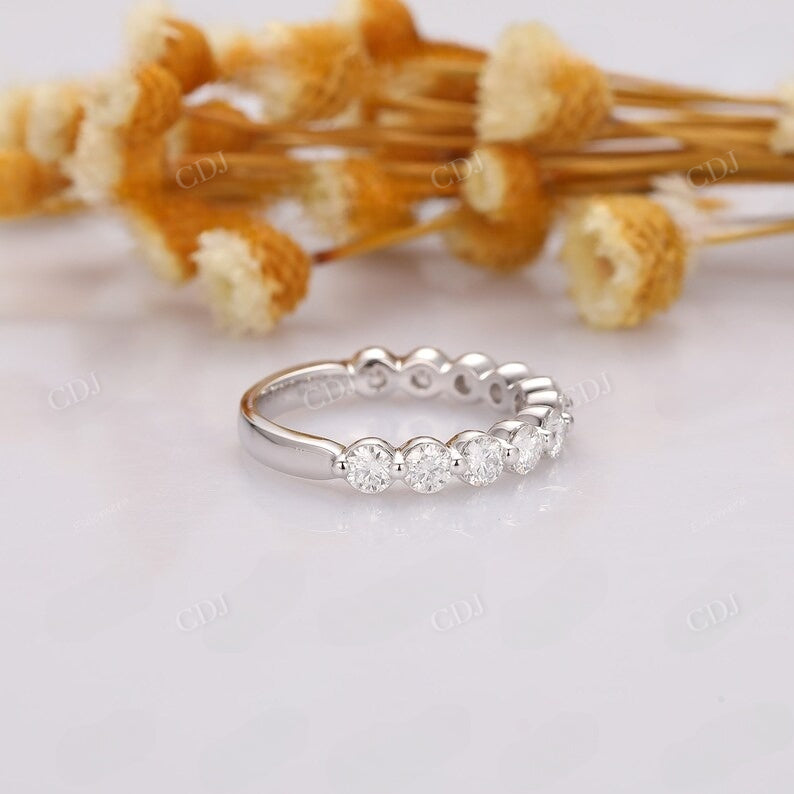 0.90CTW Round Cut Natural Diamond Wedding Band Wedding Band customdiamjewel   