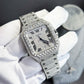 Cartier Stainless Steel Fully Diamond Watch  customdiamjewel   