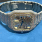 Cartier Skelton Moissanite Hip Hop Watch  customdiamjewel   