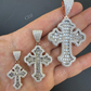 Tupac Cross Moissanite Hip Hop Pendant  customdiamjewel   