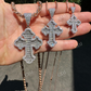 Tupac Cross Moissanite Hip Hop Pendant  customdiamjewel   