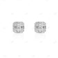 Baguette Diamond Sterling Silver Daily Wear Earrings hip hop jewelry CustomDiamJewel