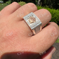 Iced Out Crown Hip Hop Diamond Ring  customdiamjewel   