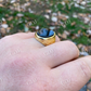 14k Gold Black Onyx Stone Mens Ring  customdiamjewel   