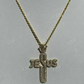 14K Gold Jesus Piece Pendant  customdiamjewel   