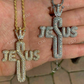 14K Gold Jesus Piece Pendant  customdiamjewel   