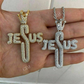 14K Gold Jesus Piece Pendant  customdiamjewel   