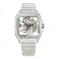 Fully Iced Out Baguette Moissanite Watch  customdiamjewel   