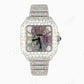 Cartier Skeleton Custom Diamond Watch  customdiamjewel   