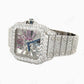 Cartier Skeleton Custom Diamond Watch  customdiamjewel   